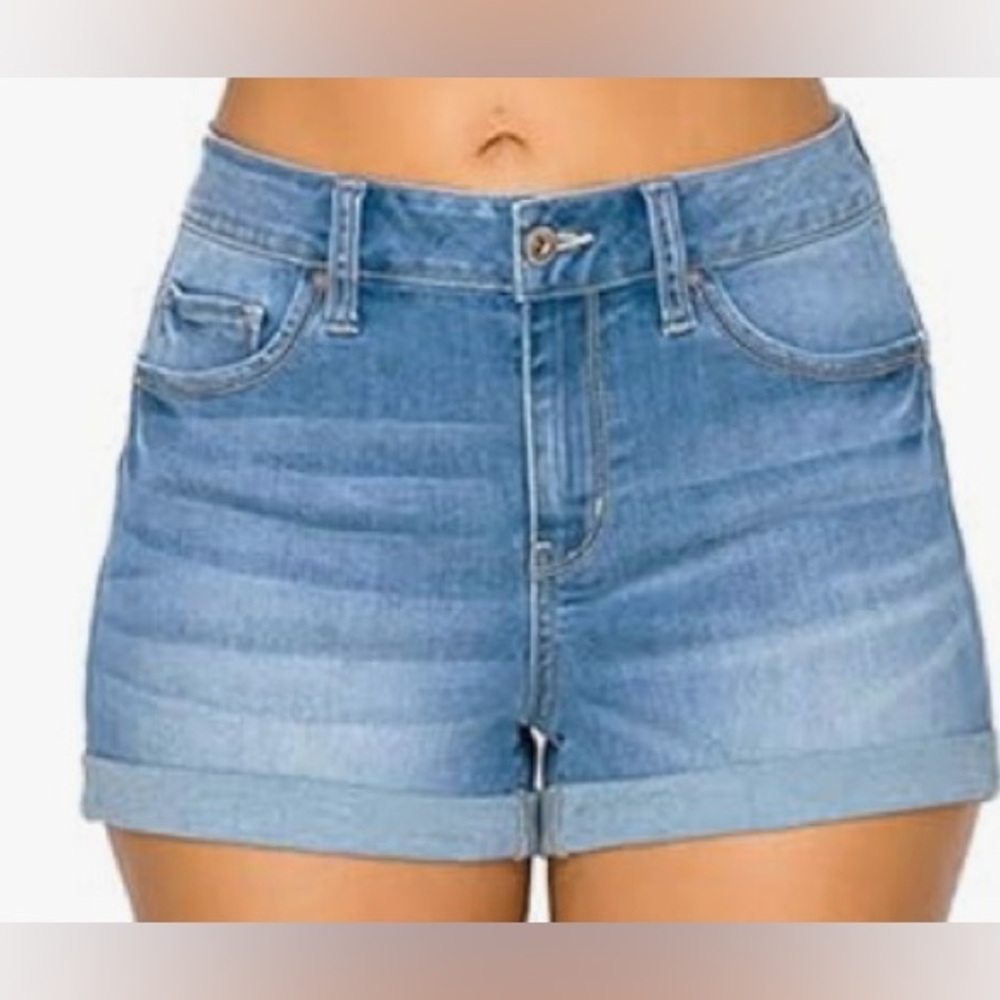 Shorts…WAX JEAN "Butt I Love You" Eco-Luxe Denim Shorts! - Picture 2 of 10